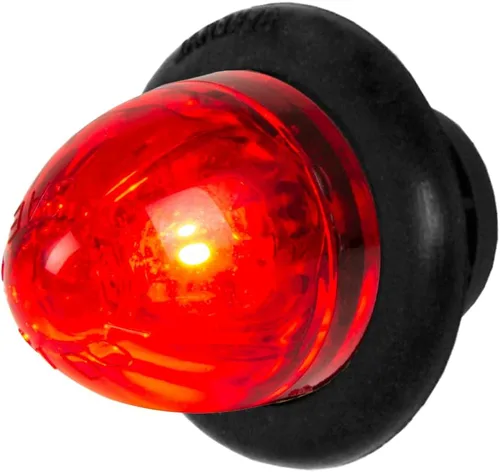 Miniatura 11 de GG Grand General 75390 Mini empuje/tornillo sandía ámbar/ámbar luz LED con tuerca 1 pulgada