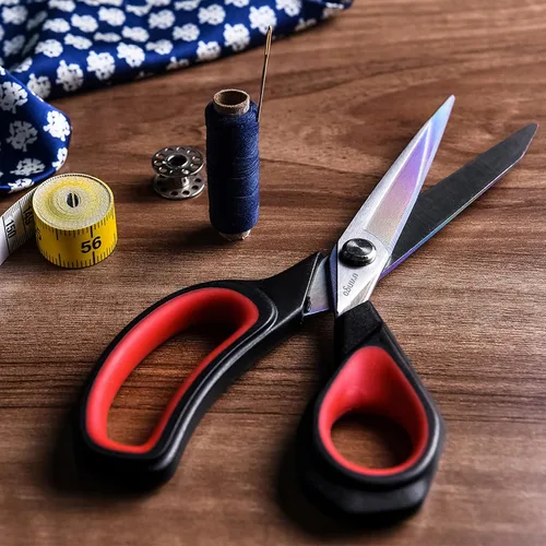 Miniatura 5 de LIVINGO Tijeras pequeñas y afiladas de 4.5 pulgadas, punta puntiaguda con detalle preciso, tijeras de acero inoxidable para cortar tela, hilo