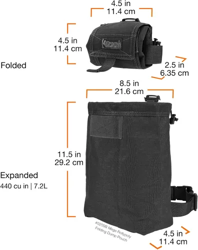 Miniatura 2 de Maxpedition Bolsa con tapa grande, para llevar accesorios de caza, tiro, o lavandería en viaje.