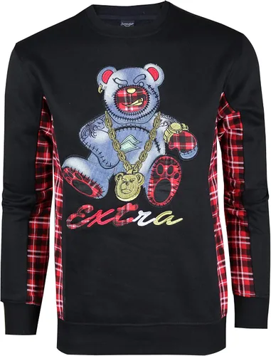 Miniatura 51 de SCREENSHOT APPLIQUE F11966 Premium Fleece Streetwear Chenille EMB Crew Neck Sweatshirt - Classic Fit