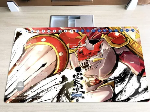 Nuevo DTCG Duel Playmat Digimon Galantmon Juego de Cartas Coleccionables TCG CCG Alfombrilla + Bolsa Gratis (ZD002-222-SM)