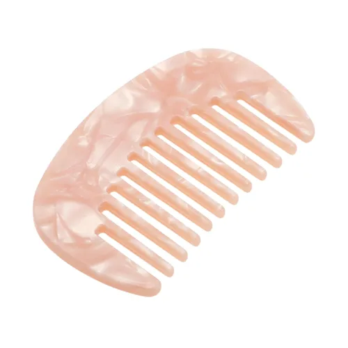 Miniatura 23 de VOCOSTE Peine para el cabello de dientes anchos, peine antiestático de tamaño de bolsillo para cabello grueso, rizado, cuidado del cabello, peine
