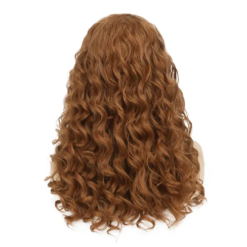 Miniatura 5 de Tseses Long Blonde Curly Wig for Women Natural Wave Hair Wigs for White Women Cosplay Party Theater Costume Wig