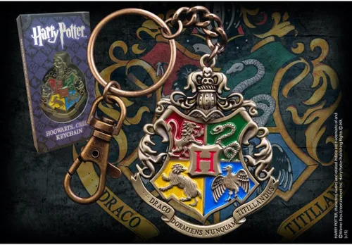 Miniatura 2 de The Noble Collection Hogwarts Crest Llavero