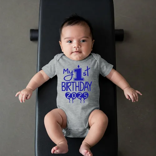 Miniatura 43 de Reaxion Traje de cuerpo entero hecho a mano para bebé niño y niña, mi primer cumpleaños 2024