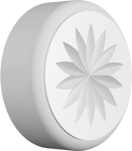 Miniatura 7 de Ekena Millwork ROSP050X050X100GRY11 Roseta estándar con borde redondeado, 5 pulgadas de ancho x 5 pulgadas de alto x 1 pulgadas de alto, PVC