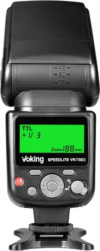 Miniatura 3 de Flash Speedlite TTL Voking VK750II para Cámara Compatible con Canon EOS 60D 70D 77D 80D 4000D Rebel T7i T6i T6s T6 T5i T5 T4i T3i y Otras Cámaras