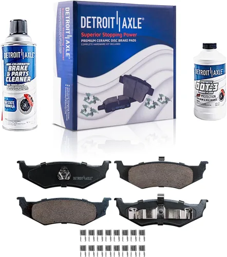 Miniatura 57 de Detroit Axle - Pastillas de Freno para Nissan Altima Sentra 350Z Juke INFINITI G35, Pastillas de Freno Cerámica Delanteras y Traseras Reemplazo