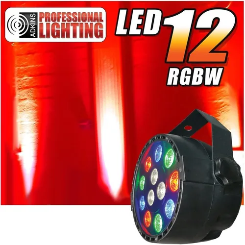 Miniatura 3 de RGBW mezcla de colores Compact LED Par puede – 12 LEDs 1-watt – Rojo, Verde, Azul y Blanco Mezcla de colores – up-lighting – Etapa iluminación