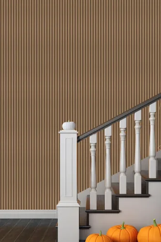 Miniatura 8 de Papel tapiz autoadhesivo con listones de madera, papel de contacto autoadhesivo de 11.8 x 118 pulgadas con efecto 3D, papel tapiz de madera extraíble