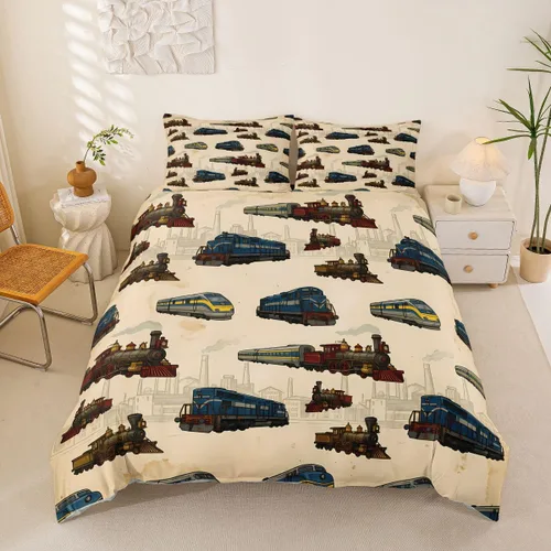 Miniatura 34 de Feelyou Race Car Duvet Cover Twin Size Boys Girls Speed Sports Car Bedding Set Breathable Soft Racing Comforter Cover 2Pcs Black White Checked