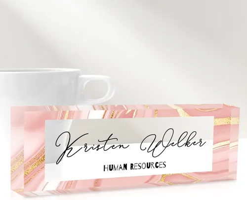 Miniatura 42 de Gowelly Placa de nombre personalizada para escritorio de oficina, placas de nombre personalizadas para escritorio, regalos personalizados