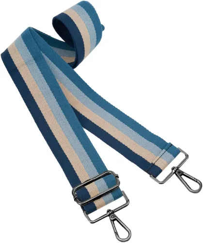 Miniatura 86 de ZOOEASS Hebillas de níquel Correa ancha para el hombro ajustable de repuesto para cinturón de pistola, hebilla de guitarra estilo bandolera