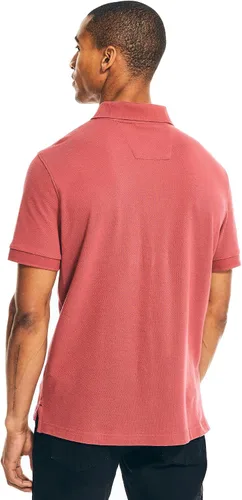 Miniatura 82 de Nautica playera polo clásica de mangas cortas, color sólido, para hombre