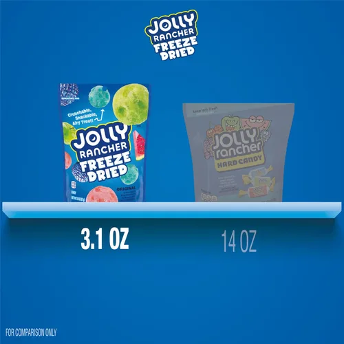 Miniatura 4 de JOLLY RANCHER Bolsa de dulces con sabor a fruta original liofilizada, 3.1 oz