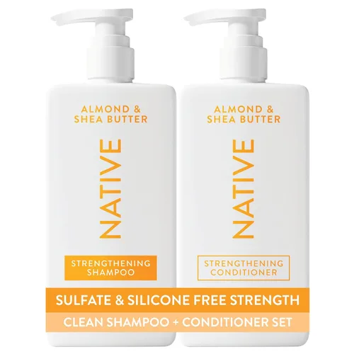 Native El champú y el acondicionador contienen ingredientes derivados de forma natural, todo tipo de cabello, color y tratado, fino a seco, dañado,