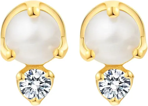Miniatura 2 de Caratant Joyas de perlas cultivadas de oro macizo de 14 k