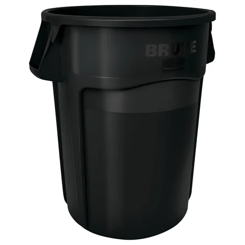 Miniatura 11 de Rubbermaid Commercial Products BRUTE - Bote de basura redondo resistente, 20 galones, azul, para paisajistas/sitios