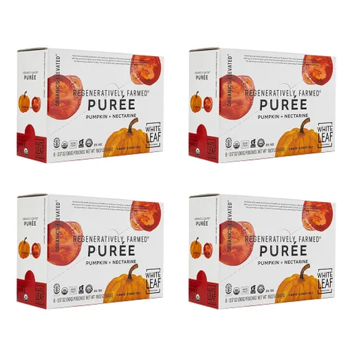 Miniatura 10 de White Leaf Provisions Purés Orgánicos / Bolsas de Comida para Bebés - Frutas, Verduras y Cereales, Snack para Niños, Cultivado de Manera
