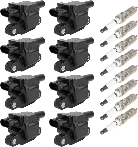 Miniatura 19 de OCPTY Paquete de bobinas de encendido y bujías para Lexus GS430 4.3L/V8, 2003-2009 para Toyota 4Runner 4.7L/V8#UF230, juego de 8 bobinas