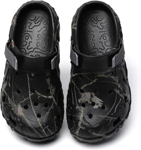 Miniatura 4 de YUKTOPA Zuecos para hombre, sandalias deportivas para exteriores, zapatos de jardín para adultos, zapatos de playa para agua, zapatos casuales