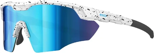 Miniatura 9 de Gafas de sol deportivas XL para hombres, béisbol, correr, ciclismo, voleibol, MTB, regalos de recreación al aire libre. S596 Blanco / Punto / Azul