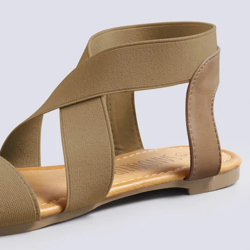 Miniatura 6 de Sandalup - Sandalias planas y elásticas para mujer