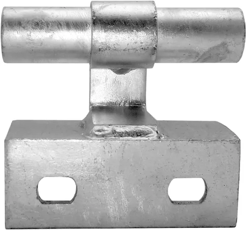 Miniatura 4 de Jake Sales Soporte de riel para puerta rodante/deslizante - Montaje en pared: para tubería de riel de 1-5/8" [parte trasera plana]