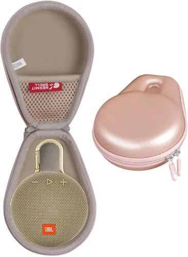 Miniatura 7 de Hermitshell Funda de viaje rígida para altavoz Bluetooth portátil mini JBL Clip 4 / JBL Clip 5 (Rosa)
