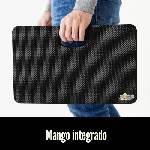 Miniatura 7 de GORILLA GRIP Almohadilla de Espuma Suave Extra Gruesa con Patente Pendiente para Arrodillarse, Cojines Grandes de Apoyo para las Rodillas para Negro