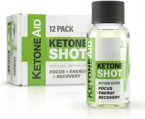 Miniatura 3 de KetoneAid Ketone Shot Energía de éster cetónico Sin azúcar, sin cafeína (12 unidades)