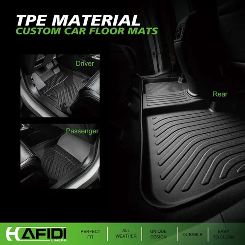 Miniatura 2 de Alfombrillas y revestimiento para maletero para Jeep Grand Cherokee L 2021-2025 (6 pasajeros, sin consola central) con respaldo, revestimientos