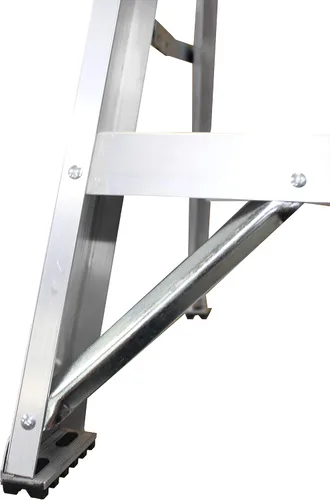 Miniatura 6 de LITE Taburete de aluminio de 2 pies industrial, capacidad de carga de 300 libras, tipo IA, LP-2011-02