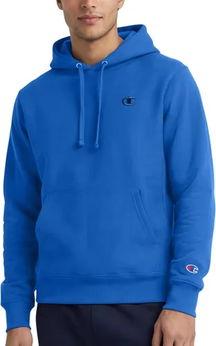 Miniatura 10 de Champion Men's Pullover Fleece Hoodie, Standard Fit, Midweight, C Logo, Available in Regular and Big & Tall Granito Heather - Logotipo C