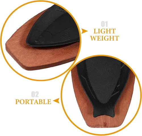 Miniatura 6 de DOITOOL Sartén de hierro fundido en forma de pescado, bandeja antiadherente para parrilla de barbacoa de 13.18 x 6.49 x 0.98 pulgadas, sartén