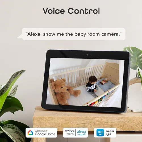 Miniatura 4 de Geeni - 2 cámaras inteligentes de seguridad/vigilancia LOOK para interiores, 1080p HD, con conversación de 2 vías y detección de movimiento