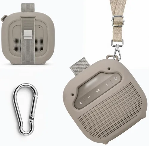 Miniatura 8 de alltravel Funda de silicona para altavoz Bluetooth portátil Bose SoundLink Micro (2.ª generación)