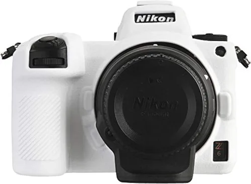 Miniatura 11 de Funda de cámara para Nikon Z6 Z6II Z7 Z7II - Funda protectora de silicona para DSLR, jaula desmontable, a prueba de golpes, a prueba de polvo (rojo)