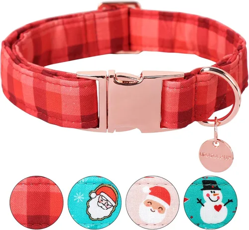 Miniatura 18 de Collar de Perro de Halloween con Hebilla de Metal Collar de Perro de Calabaza de Regalo para Perros Pequeños Medianos Grandes Niñas o Niños Collares