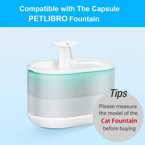 Miniatura 5 de 16 paquetes de filtros de repuesto para fuente de agua para gatos compatibles con la fuente de agua PETLIBRO Capsule para mascotas: PLWF002, 71
