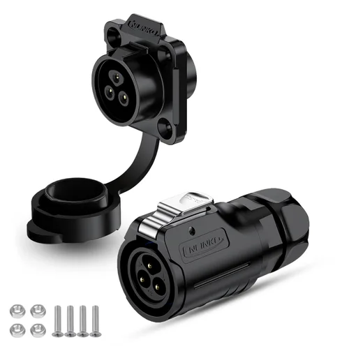 Miniatura 19 de CNLINKO Conector Circular de Panel IP68 M16 de Plástico de 3 Pines Macho y Hembra Eléctrico Impermeable Arnés de Cables Automático Soldadura