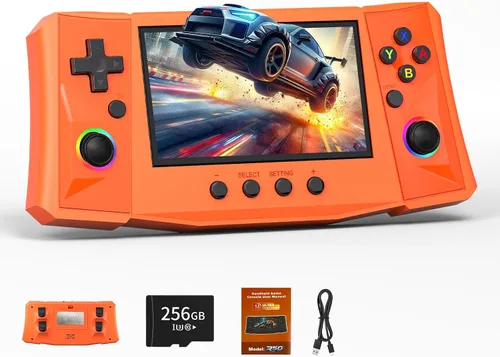 Miniatura 9 de FVBADE [50000 en 1] R50S Ultra Consola de juegos portátil 4.5 pulgadas IPS Pantalla Mini consola retro 4000mAh Arcade de bolsillo portátil 45+