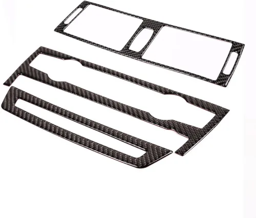Miniatura 8 de Ajuste para BMW X5 X6 E70 E71 2008-2013 Función de ajuste de consola central Adhesivo decorativo de panel + Navegación y salida de aire, adhesivo