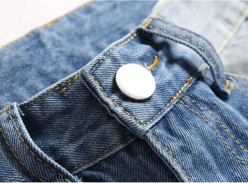 Miniatura 8 de Jeans rasgados para hombre, ajustados, ajuste regular, pierna cónica, desgastados, pantalones de mezclilla para hombre con agujero