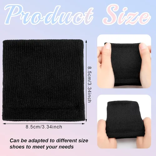 Miniatura 4 de Haysandy Dance Shoe Covers Over Sneakers Dance Shoe Covers Socks on Smooth Floors for Dancer Women Men Adults