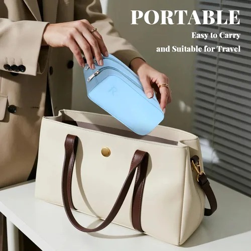 Miniatura 6 de Organizador portátil diario para lentes de contacto, dispensador de lentes de contacto desechable, estuche de almacenamiento de viaje con etiqueta R