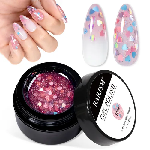 Miniatura 13 de RARJSM Esmalte de uñas de gel con pintura metálica oro bronce cromo 3D, efecto espejo reflectante brillante, gel de dibujo metálico pintado, 8 ml