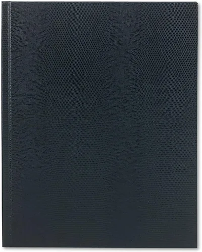 Blueline Diario ejecutivo, tapa dura similar a un lagarto, marcapáginas de cinta, 150 páginas, 10.75 x 8.5 pulgadas, azul (A10.82)