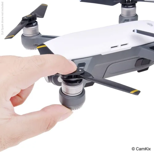 Miniatura 5 de CamKix Hélices de repuesto para DJI Spark, 2 juegos (8 cuchillas), con práctica caja de almacenamiento, alas plegables de liberación rápida, diseño