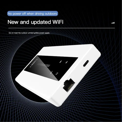 Miniatura 2 de VBESTLIFE Router WiFi móvil 4G LTE con ranura para tarjeta SIM, dispositivo de punto de acceso portátil de viaje de 150Mbps desbloqueado con puerto